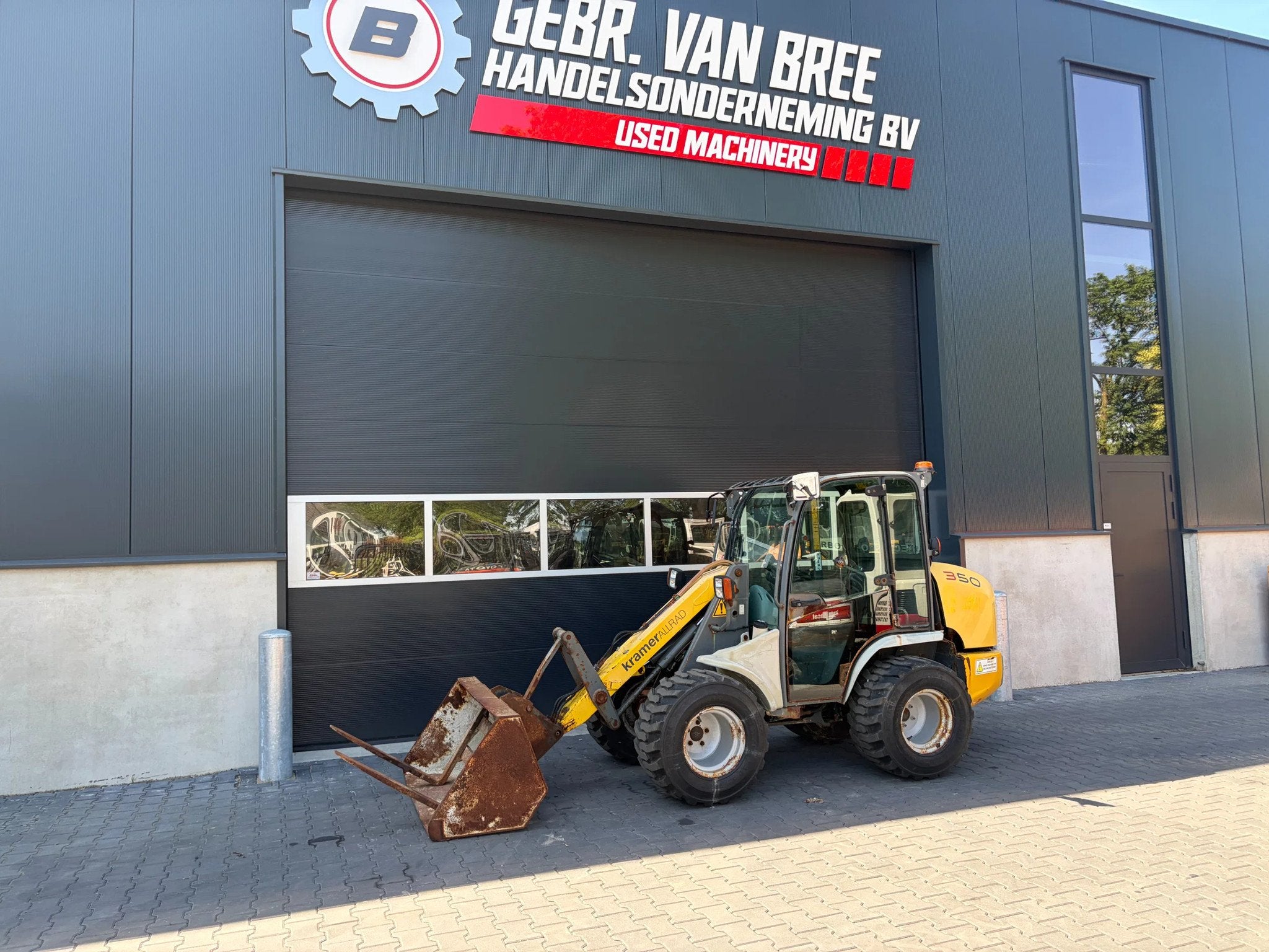 Kramer 350 minishovel/shovel (bj 2012), Wiellader of Shovel