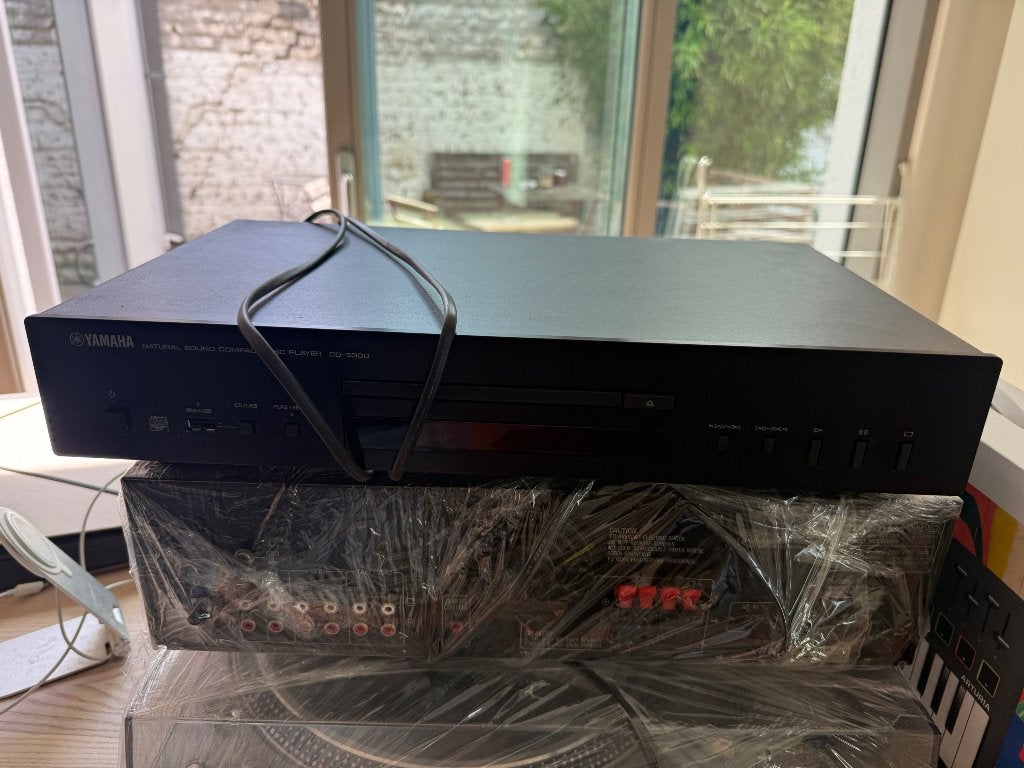 Lot Hi-Fi : Platine Technics SL-1500 + Ampli + Lecteur CD, TV, Hi-fi & Vidéo, Enlèvement, Utilisé, Lecteur CD