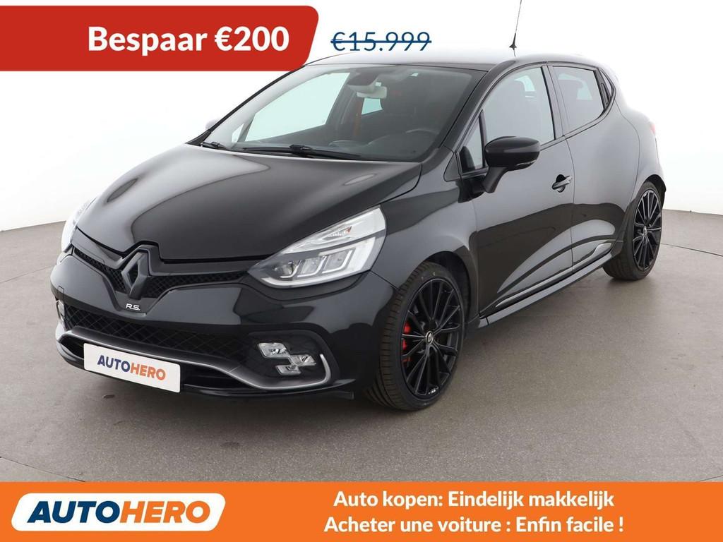 Renault Clio 1.6 TCe Energy Renault Sport (bj 2018), Auto's, Gebruikt, Parkeersensor, Zwart, 5 zetels