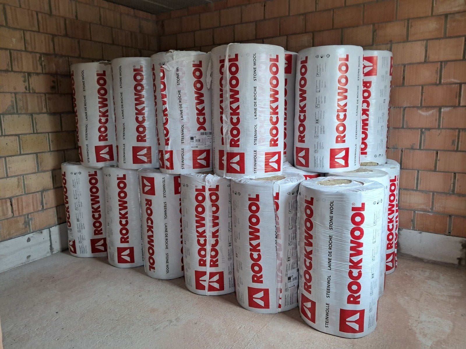 Dakisolatie 220mm Rockwool, Doe-het-zelf en Bouw, 12 cm of meer, Nieuw, Steenwol, 15 m² of meer