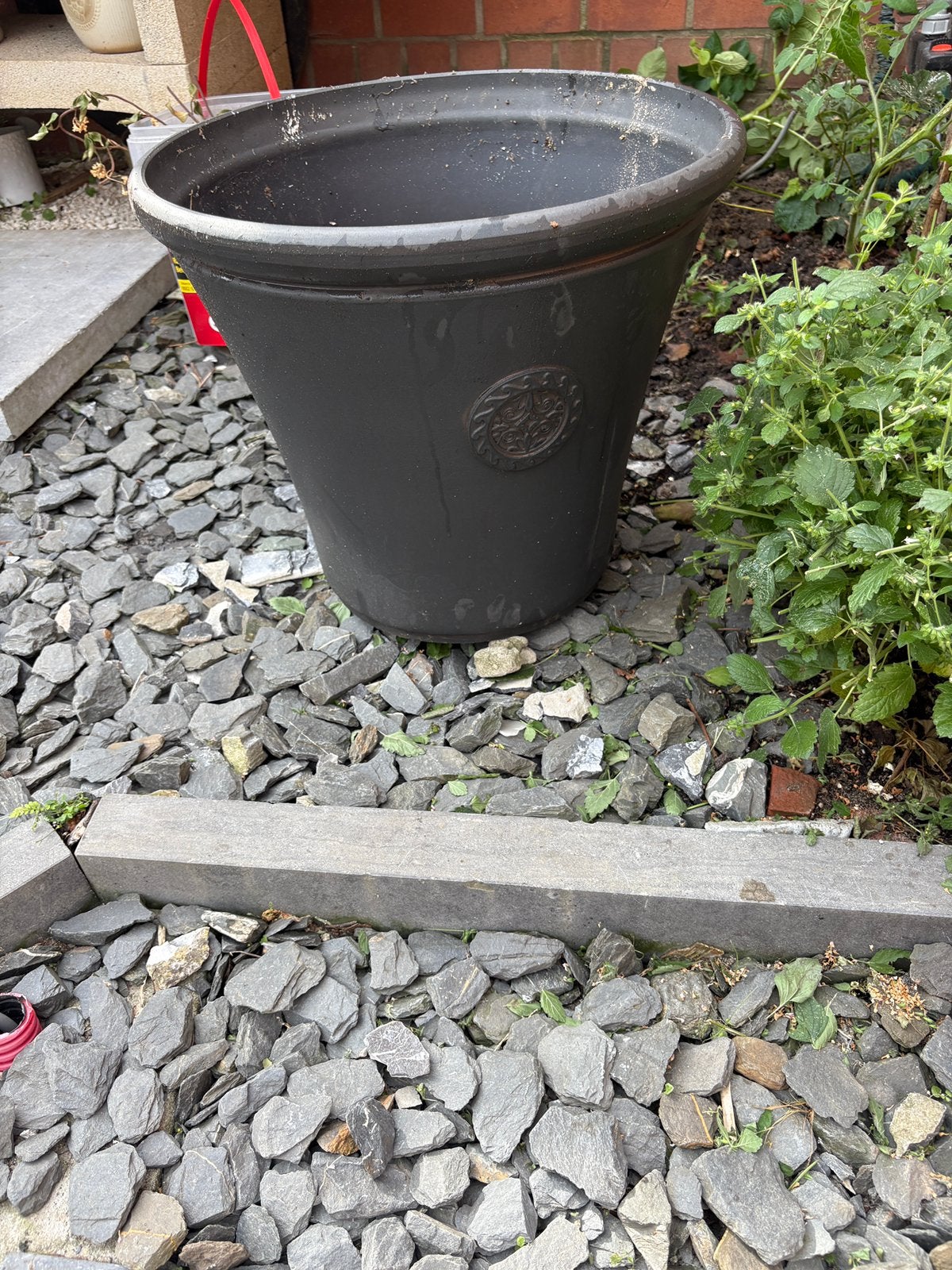 grand pot de fleurs de 45 cm de diamètre, Jardin & Terrasse, Bacs à fleurs & Jardinières, Enlèvement, Comme neuf
