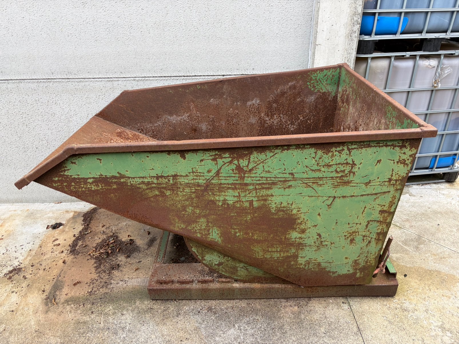 Kiepbak - kantelbak heftruck, Ophalen, Heftruck
