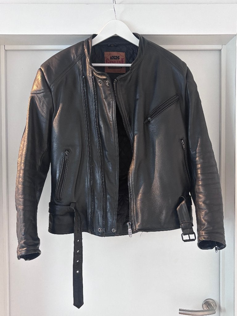 IXS - Motorcycle Jacket - Maat 52 / L, Motoren, Kleding | Motorkleding, Jas | leer, Heren, Tweedehands, Ophalen