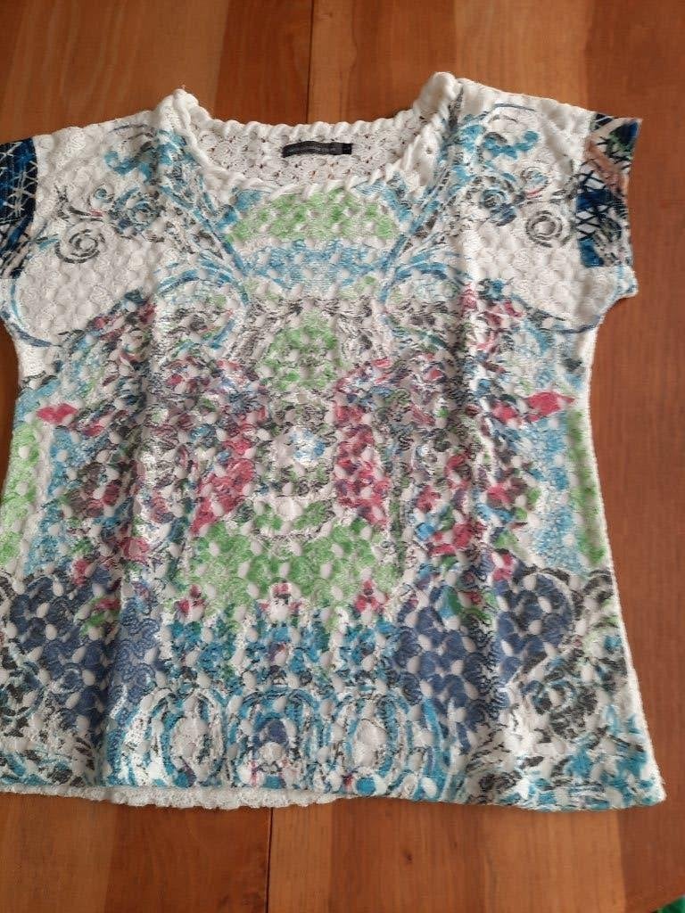 joli t-shirt à manches courtes, Taille 42/44 (L), Manches courtes, Cassis Collection, Enlèvement ou Envoi