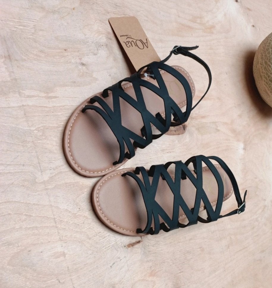 Nieuwe sandalen p 37 merk aqua van beppi, Ophalen of Verzenden, Nieuw, Zwart