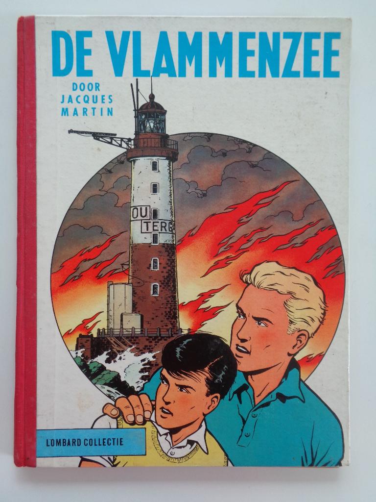 Lefranc - De Vlammenzee - HC 1e dr. 1961, Ophalen of Verzenden
