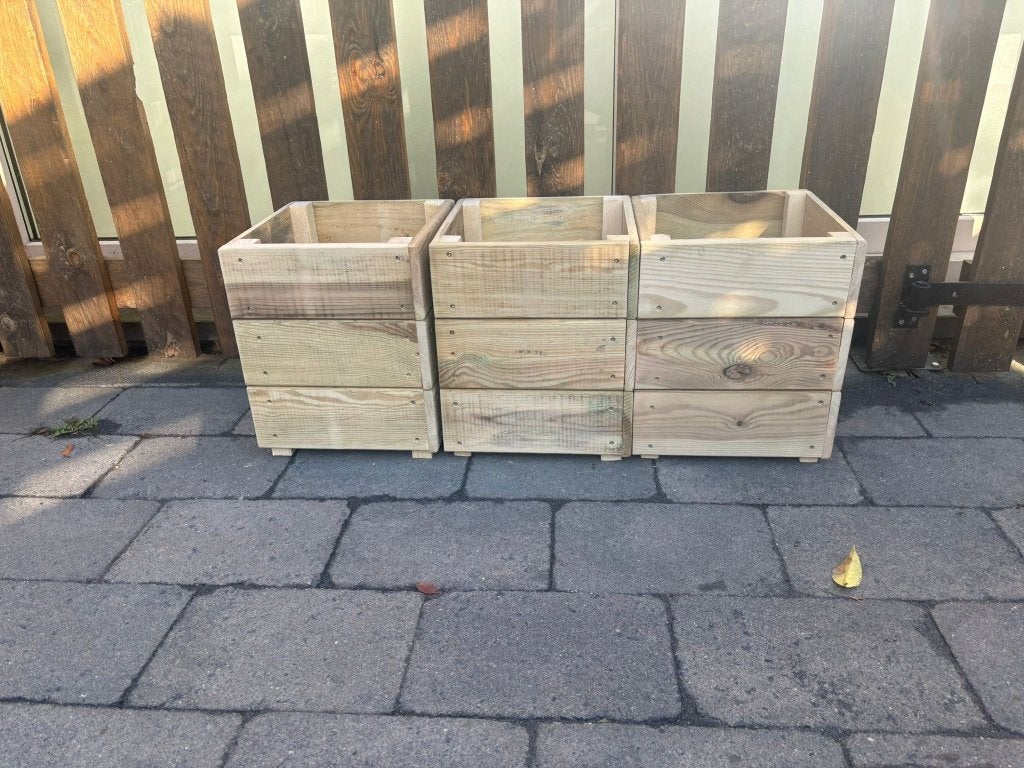 plantenbakken 30x30x30 geimpregneerd hout, Jardin & Terrasse, Bacs à fleurs & Jardinières, Neuf, Enlèvement ou Envoi, Rijkevorsel