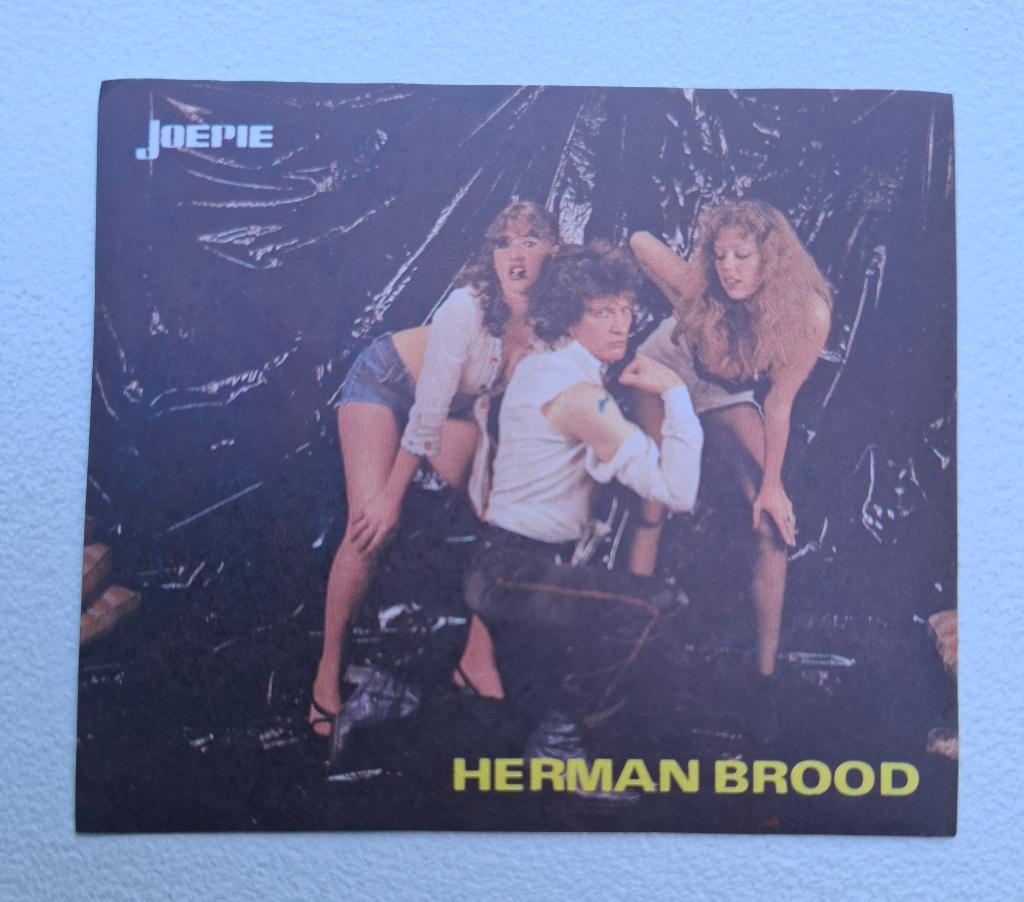 Herman Brood originele vintage sticker, Verzamelen, Ophalen of Verzenden, Nieuw, Foto of Kaart