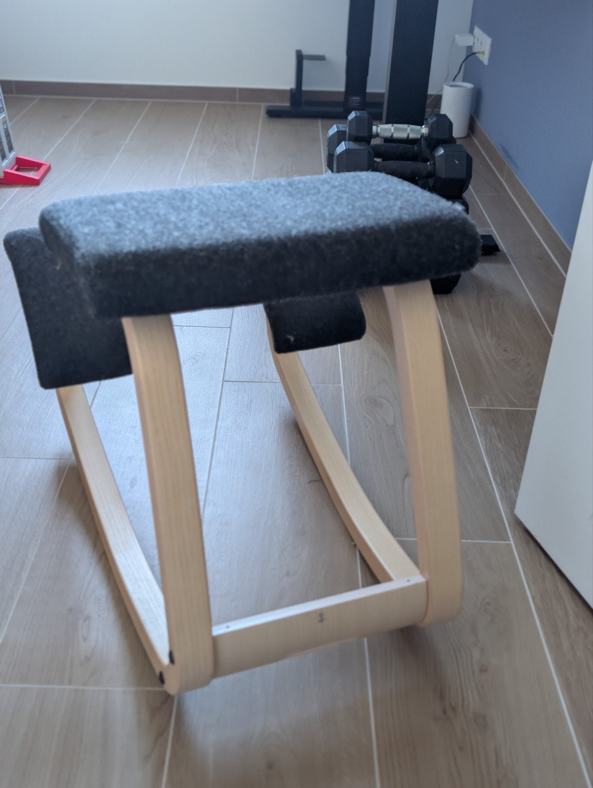 Chaise de bureau - Genou, Maison & Meubles, Gris, Comme neuf, Enlèvement, Chaise de bureau