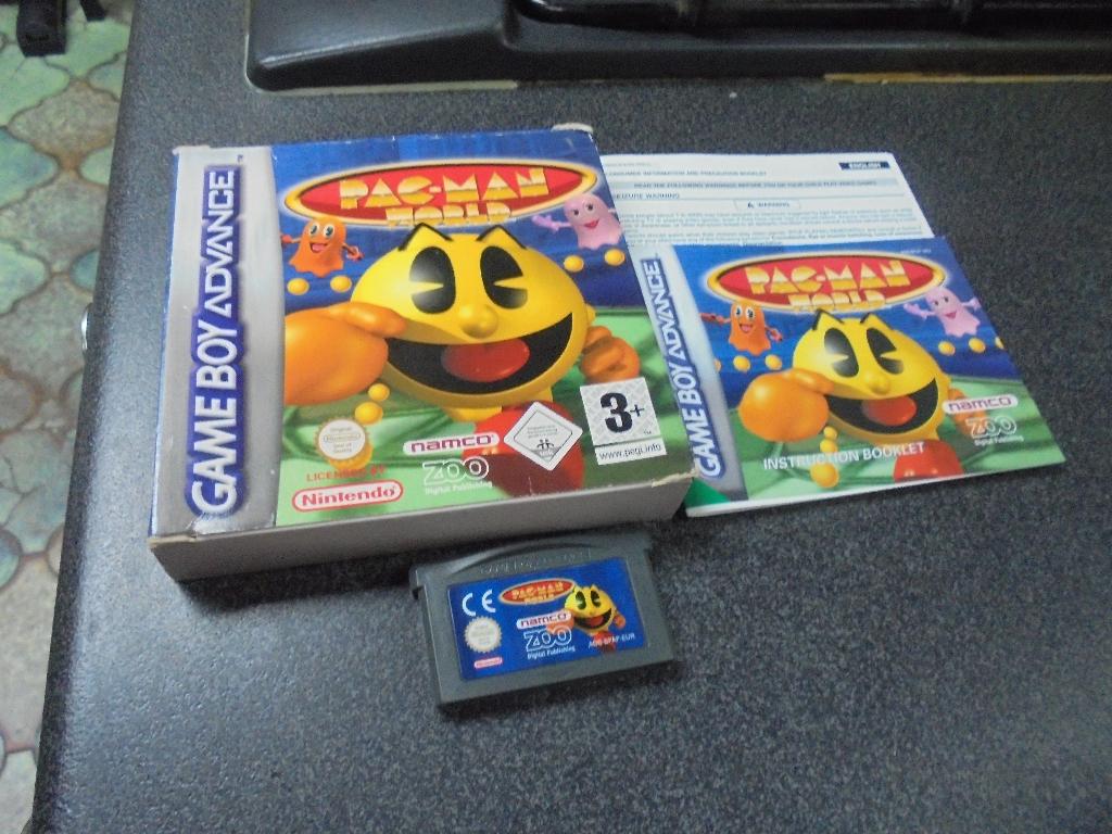 Game boy advande Pac-Man world (CIB), Enlèvement ou Envoi, Utilisé, Puzzle et Éducatif, À partir de 3 ans