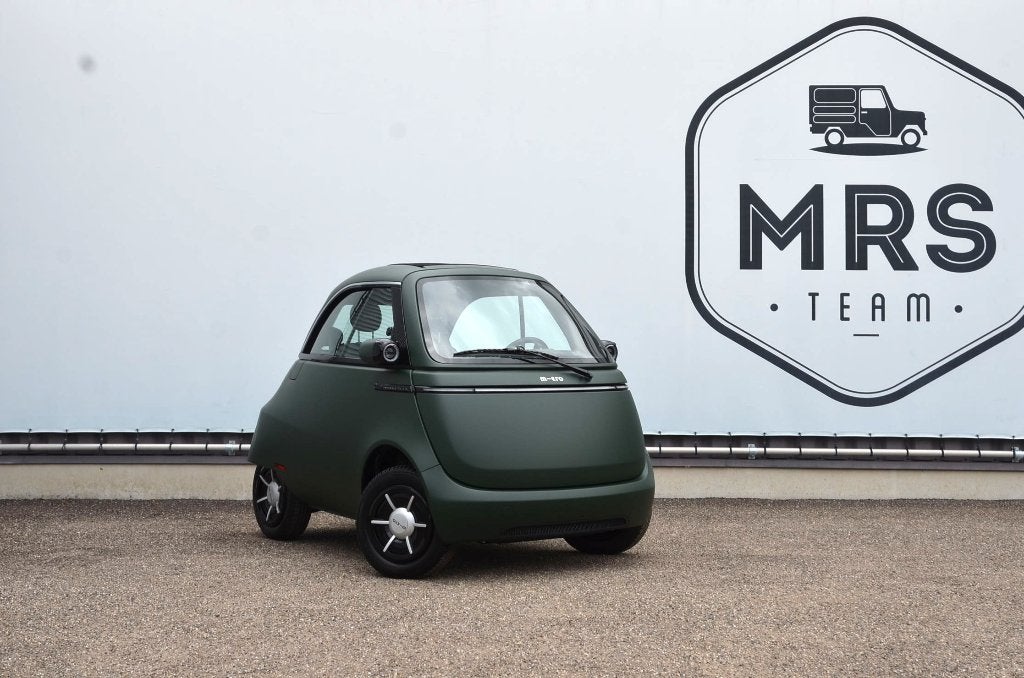 Microlino- 11kWh- 90km/h- B-rijbewijs- Nieuw- 11500+BTW, Auto's, Overige Auto's, Bedrijf, Te koop, Elektrisch, Stadsauto, 2 deurs