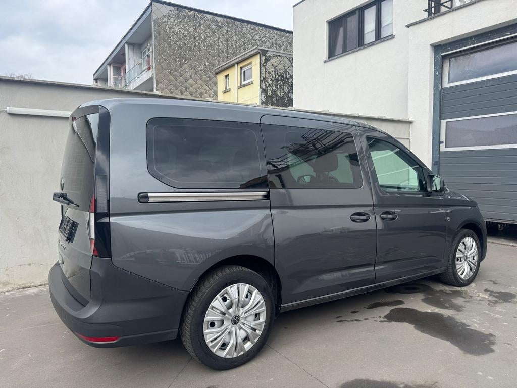 Vw Caddy 2.0 TDI / 7 Plaatsen, Zwart, Zwart, Te koop, Radio