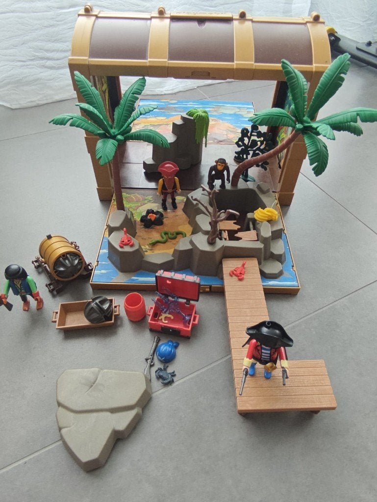 Piratenschat, Kinderen en Baby's, Speelgoed | Playmobil, Ophalen, Pirates, Gebruikt, Complete set