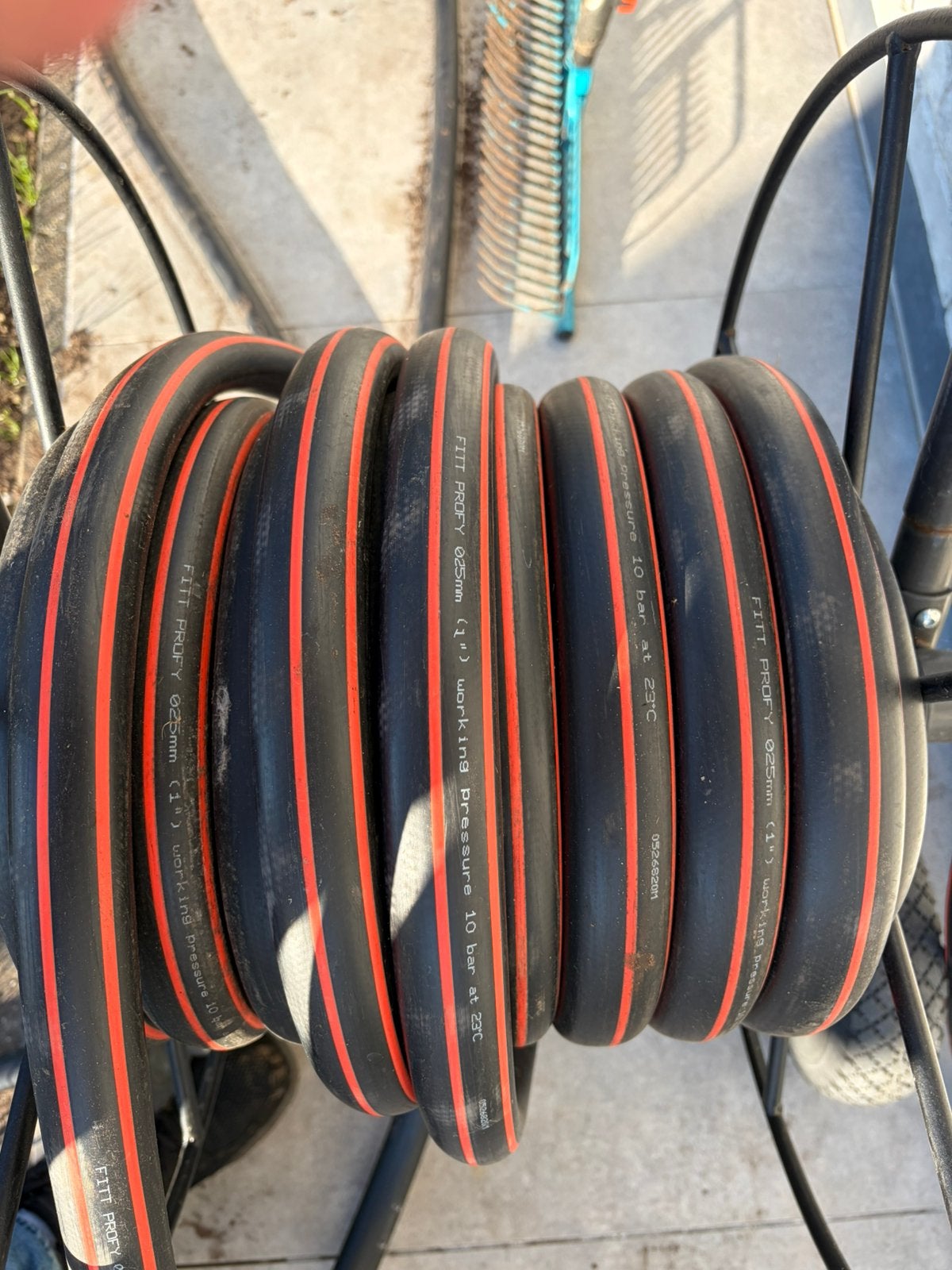 Tuinslang Fitt Profy zwart dia 25. 50lm, Jardin & Terrasse, Enlèvement ou Envoi, Comme neuf, Tuyau d'arrosage