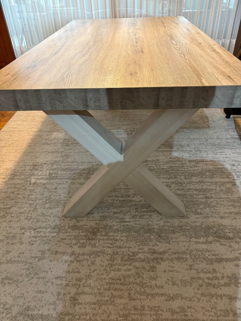 Eettafel, Huis en Inrichting, Ophalen, 50 tot 100 cm, Zo goed als nieuw, Vijf personen of meer