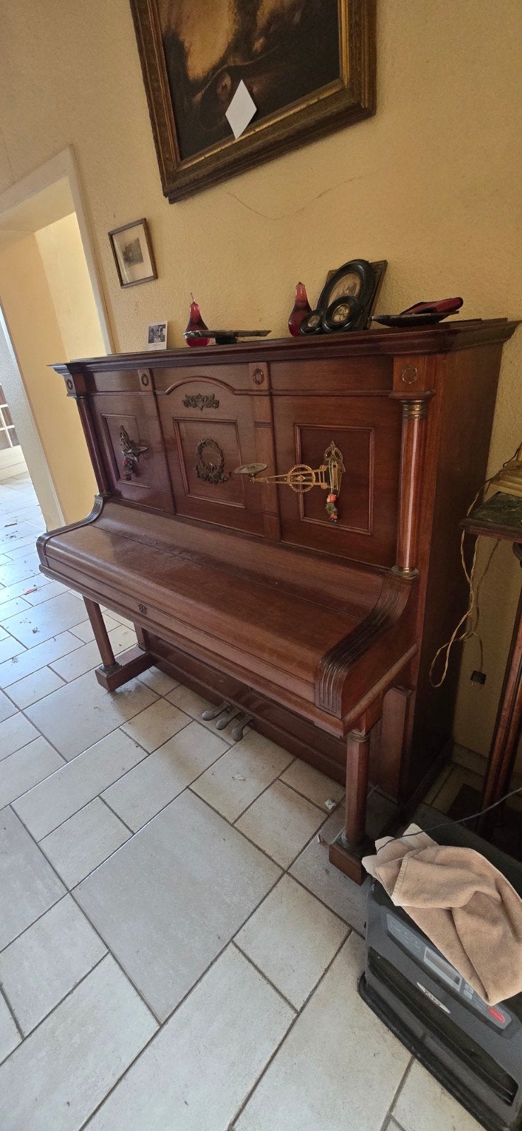 Piano droit fabrication belge, Enlèvement, Piano