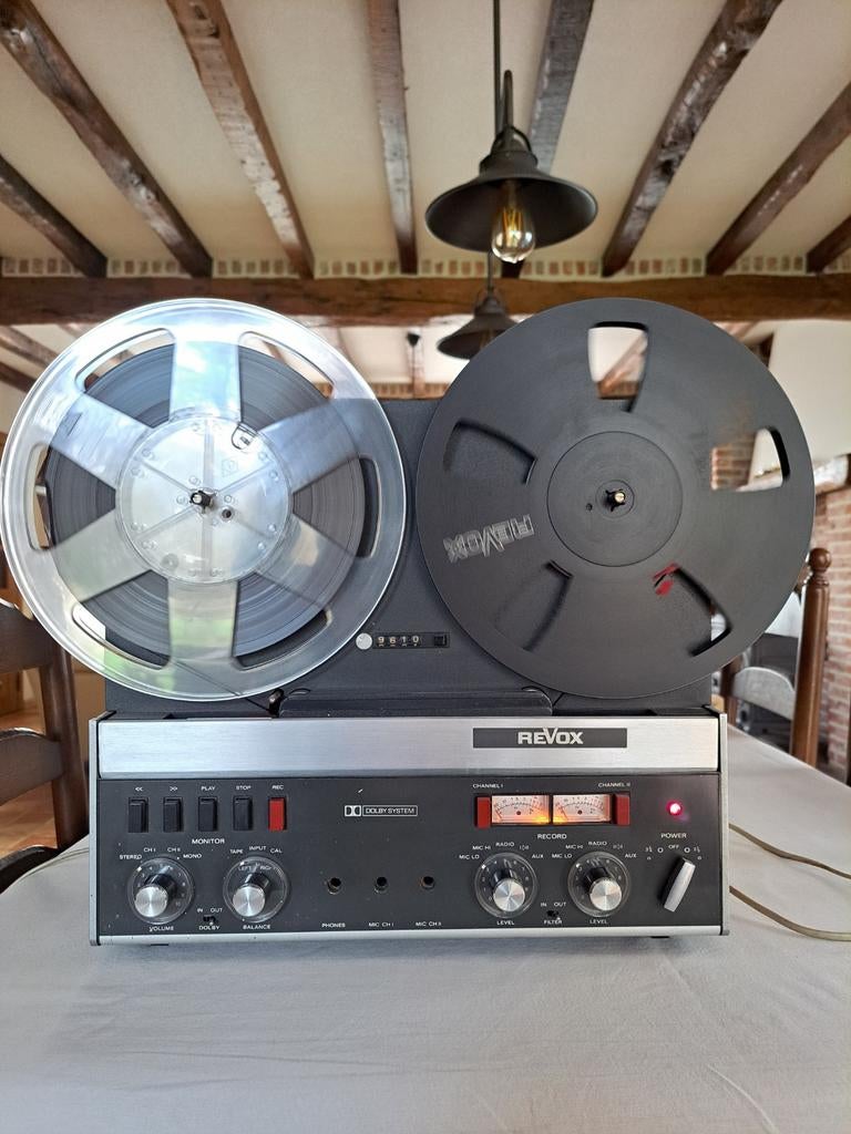 Revox A77 mk3 avec Dolby, Enlèvement ou Envoi, Magnétophone, Avec bandes