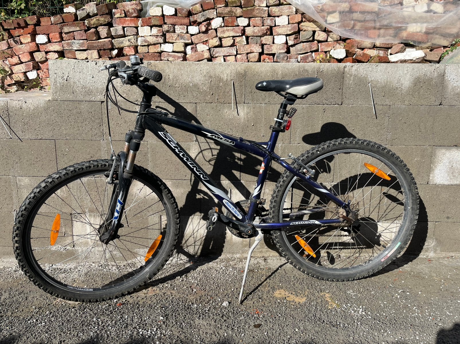 Zwart paarse cross fiets, Fietsen en Brommers, Ophalen, Zo goed als nieuw