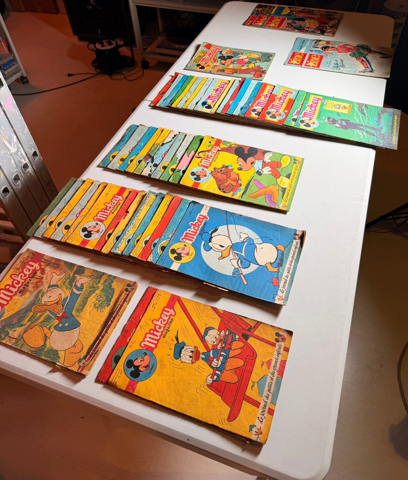 Mickey Magazine anciens 1952-1955 – 48 numéros, Livres, Enlèvement ou Envoi, Comme neuf