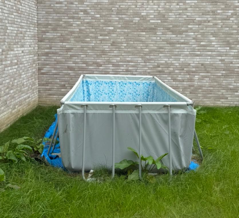 Zwembad 4x2 meter met filter en ladder, Tuin en Terras, Ophalen, Gebruikt, 200 tot 300 cm, 80 tot 120 cm