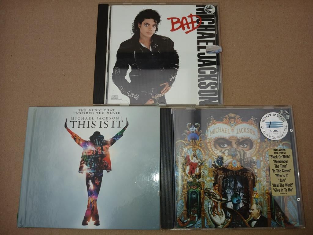 3 cd 's Michael Jackson, Ophalen of Verzenden