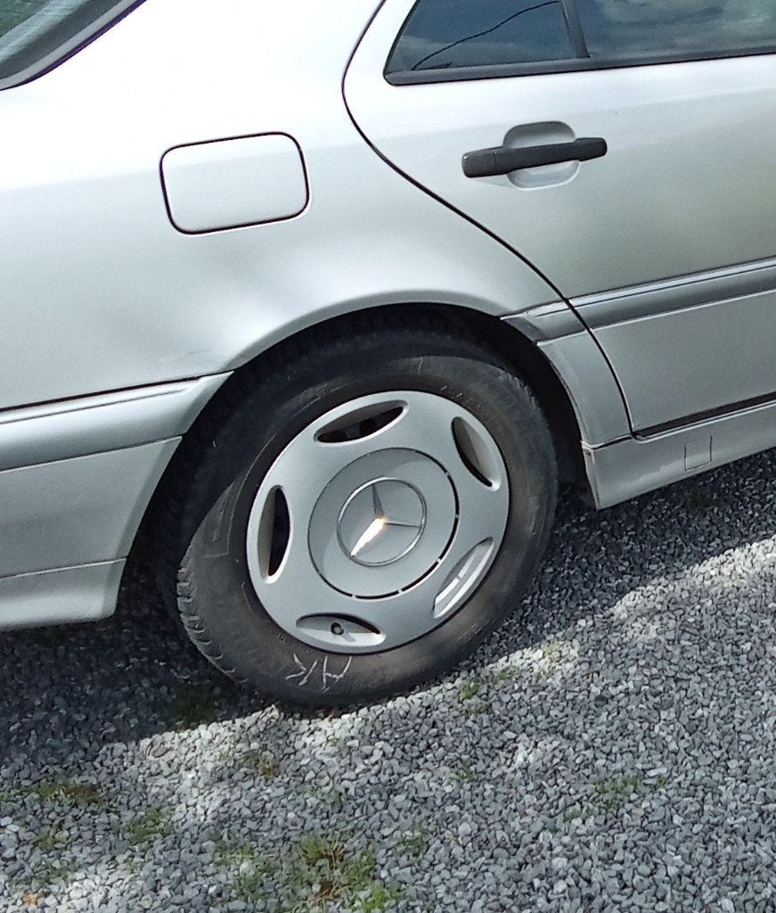 Mercedes oldtimer velgen 15", Michelin Alpin 195/55/15., Auto-onderdelen, Ophalen, Banden en Velgen