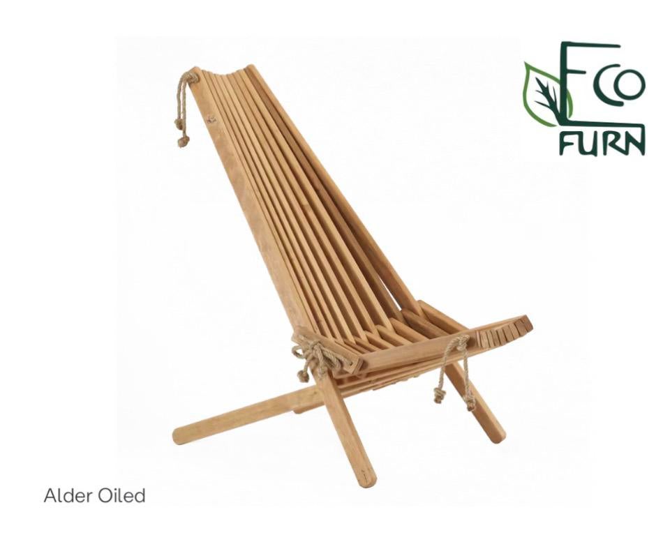 Ecofurn alder oiled, Tuin en Terras, Ophalen, Nieuw, Hout, Inklapbaar