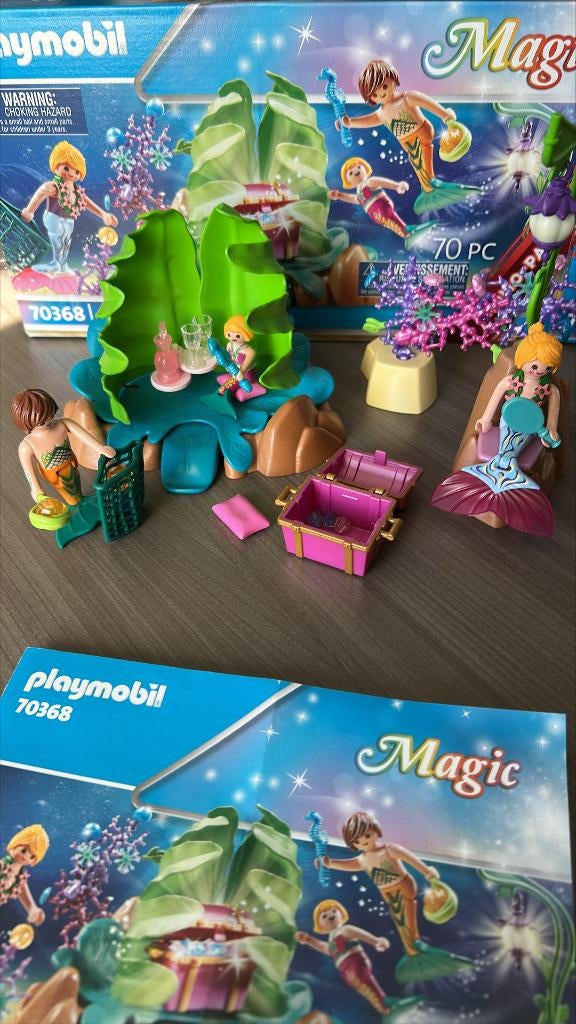 zeemeermin familie playmobil 70368, Ophalen of Verzenden, Gebruikt, Complete set