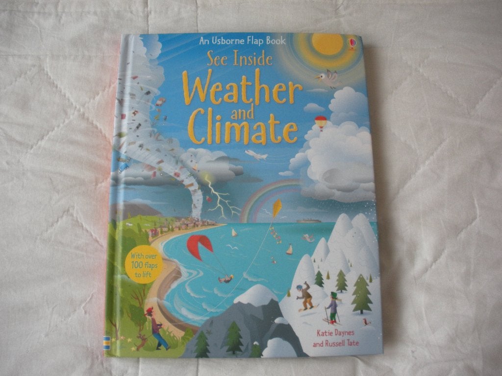 Livre "Le temps & le climat" en anglais c/neuf., Comme neuf, Enlèvement, Katie Daynes, Sciences naturelles