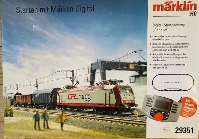Marklin startersset, Hobby en Vrije tijd, Ophalen, Treinset, Gelijkstroom, Zo goed als nieuw