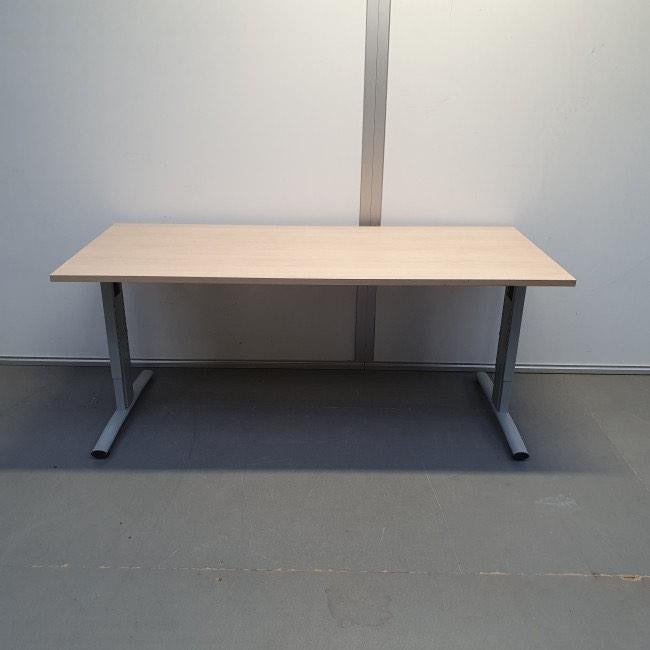 Markant bureau houten blad, Huis en Inrichting, Bureaus, Ophalen, Demontabel, 120 cm, Hout