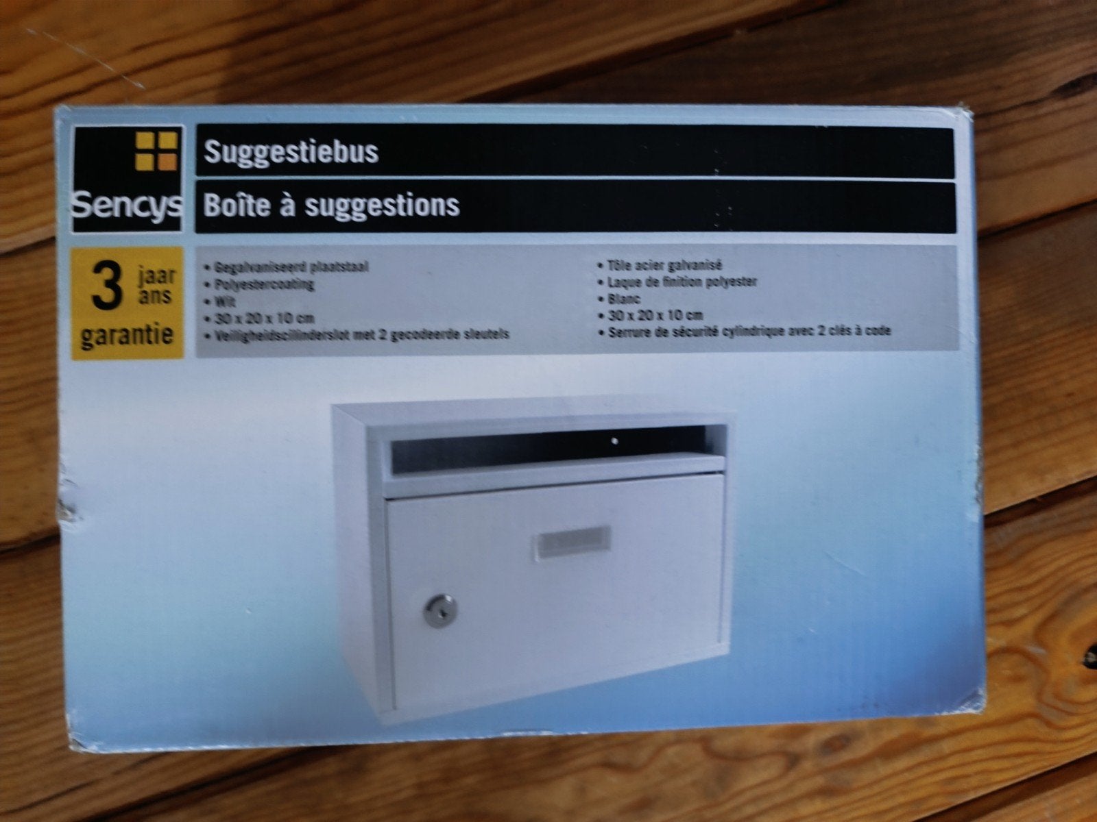 Boîte à suggestions / courrier  — Neuve, Enlèvement, Neuf, Acier, Murale