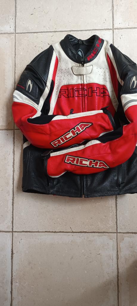 Richa leder  moto / race pak, Motoren, Kleding | Motorkleding, Ixs, Richa, Bering ., Ophalen of Verzenden, Tweedehands, Heren