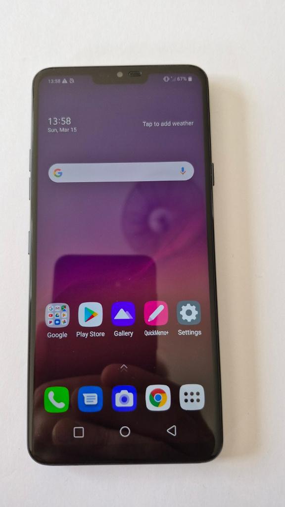 LG G7 Thinq, Telecommunicatie, Mobiele telefoons | LG, Zwart, Touchscreen, Ophalen of Verzenden, Zo goed als nieuw