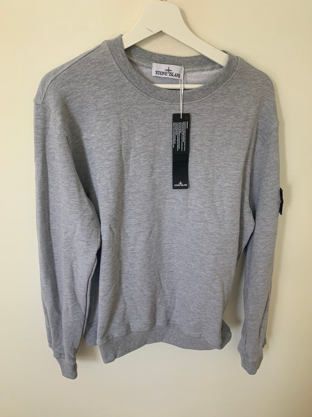 Stone Island sweater, Verzenden, Zo goed als nieuw, Maat 48/50 (M), Grijs