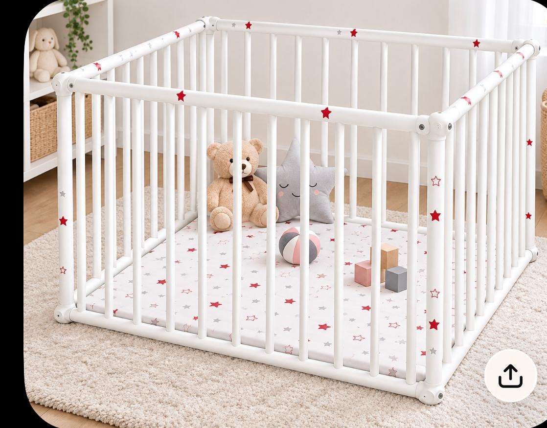 Baby Park, Kinderen en Baby's, Ophalen, Zo goed als nieuw, In hoogte verstelbaar