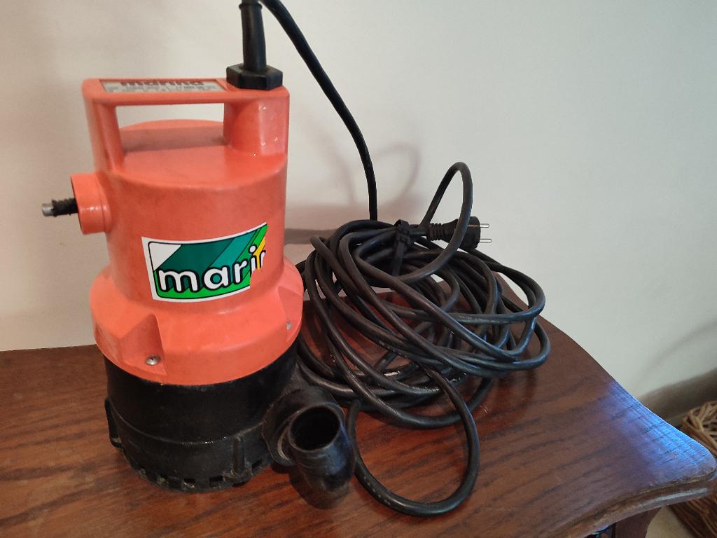 Pompe submersible Marina OSG 300, Enlèvement