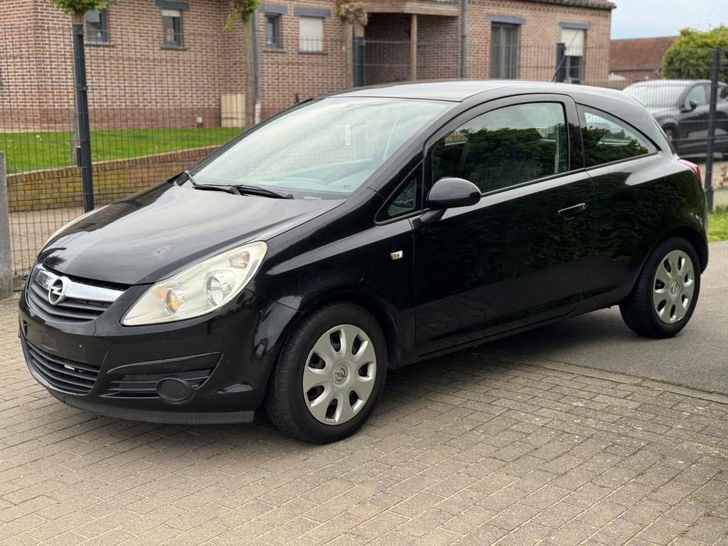 OPEL CORSA / AUTOMAAT! / AIRCO! / GEKEURD VVK!, Auto's, Stof, Zwart, 1229 cc, Zwart