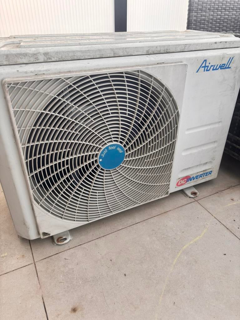 Airwell buiten unit 5,2 kW / 18.000 BTU te koop, Ophalen, Gebruikt, Verwarmen