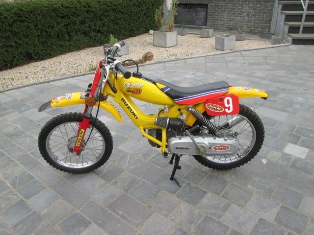Cross brommer Suzuki, 0 versnellingen, Zo goed als nieuw, Suzuki, 49 cc