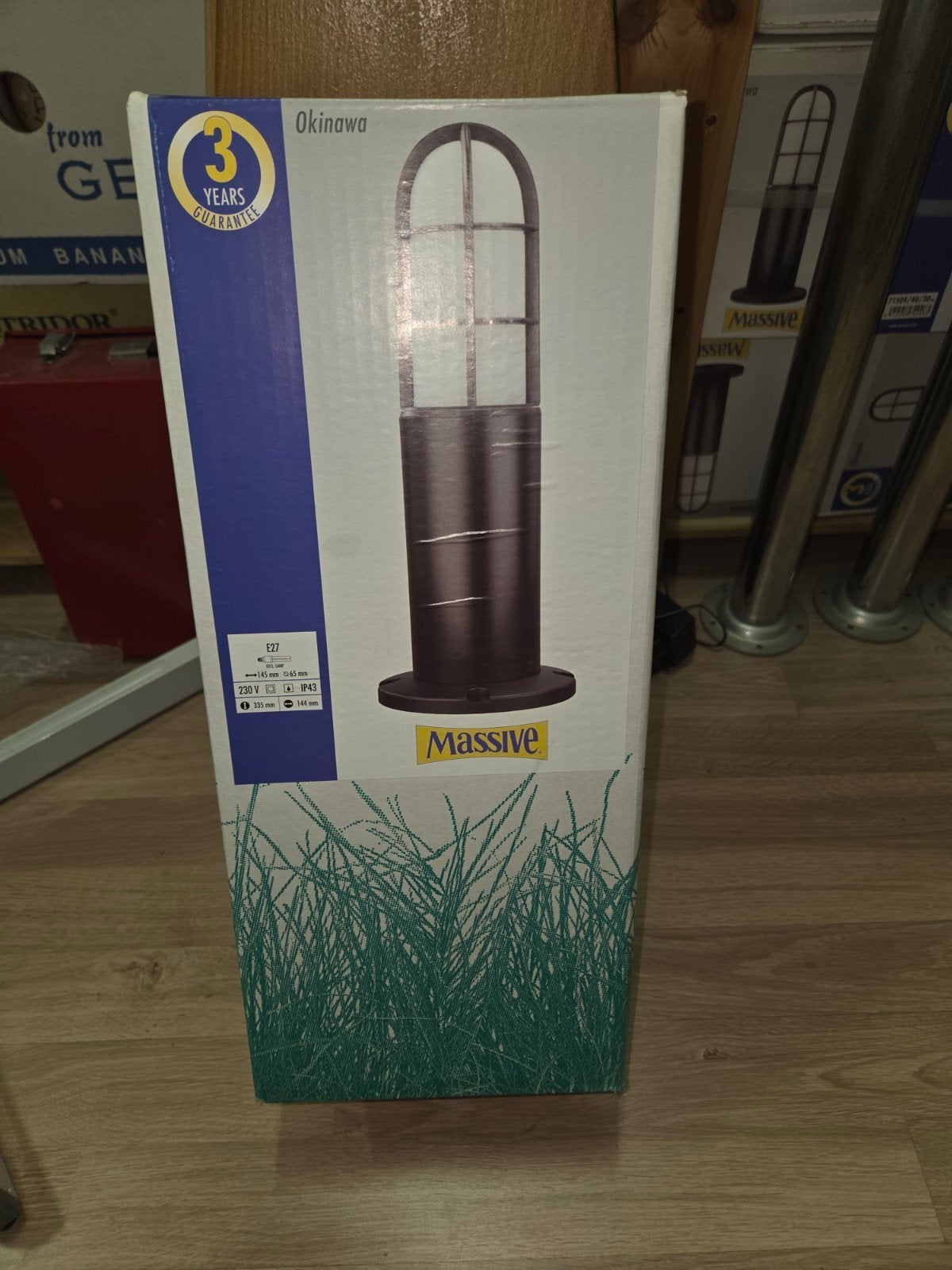 tuin/terraslampen, Ophalen, Kunststof, Waterbestendig, Netvoeding