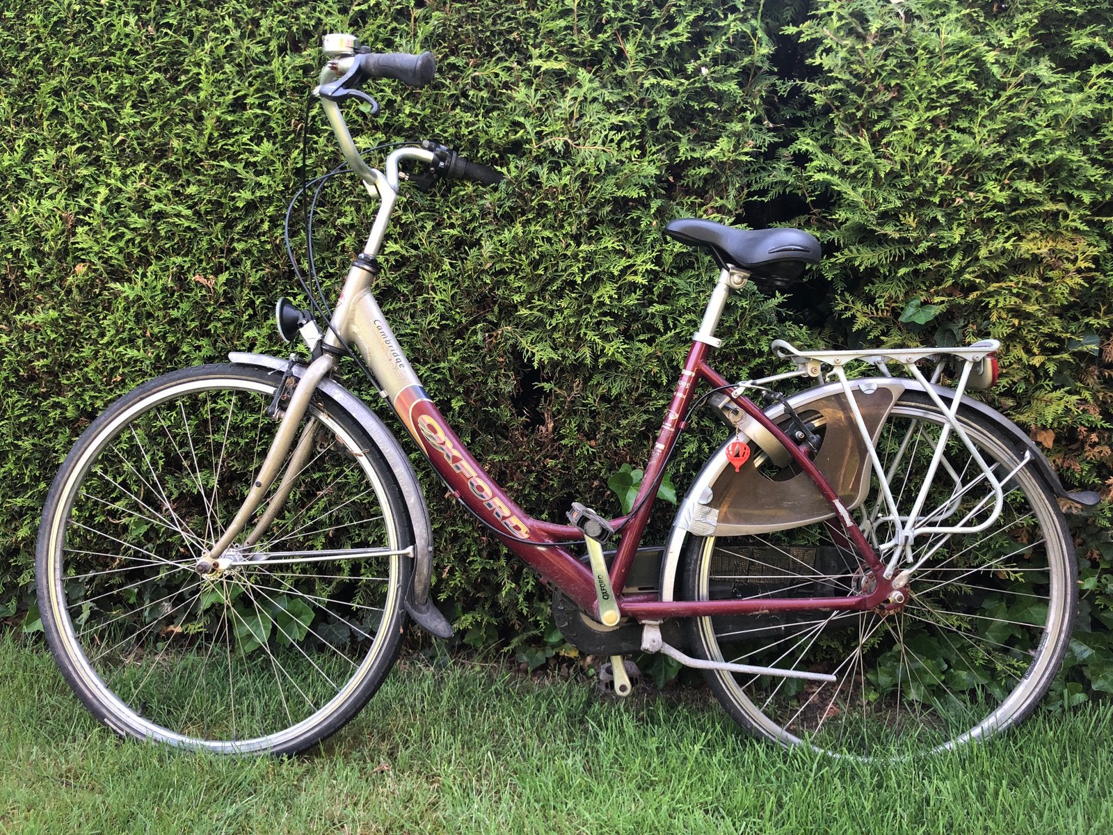 Oxford fiets voor studenten / aan station, Gebruikt, Velgrem, Versnellingen, Ophalen