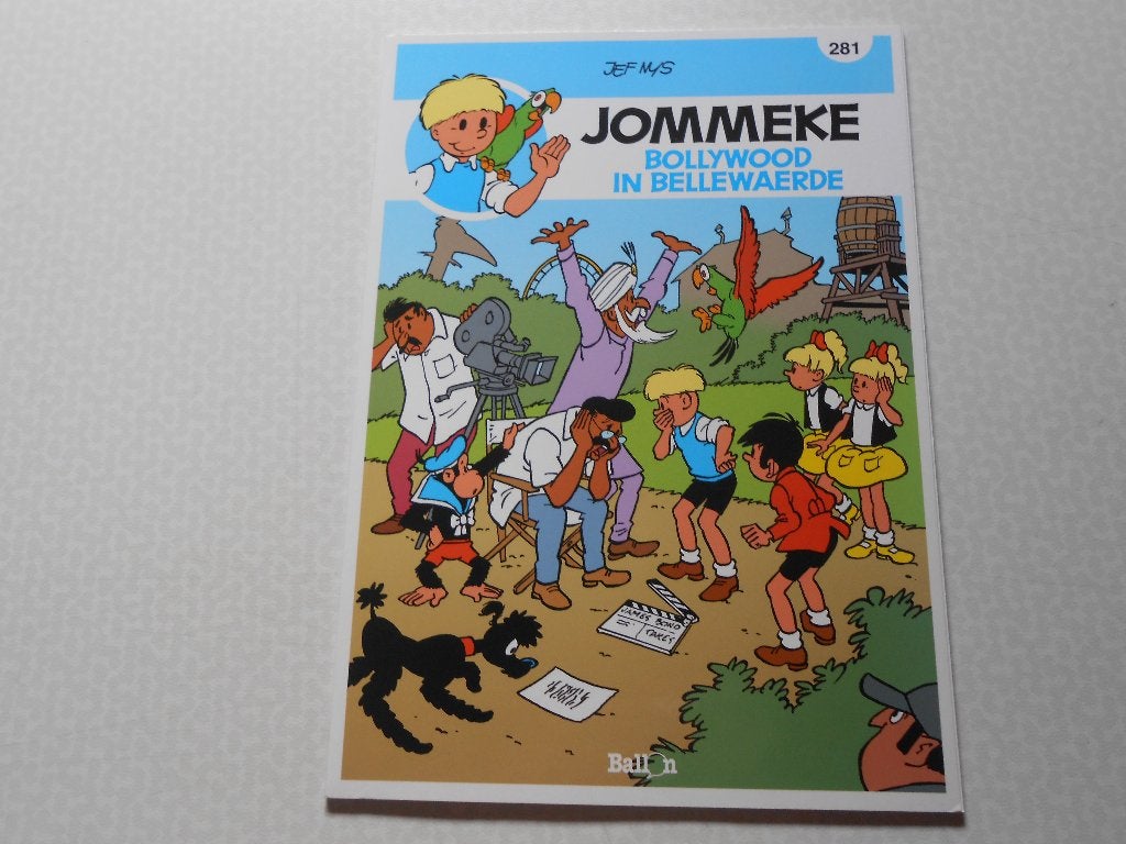 Jommeke 281 Bollywood in Bellewaerde 2016 1 ste druk., Eén stripboek, Nieuw, Jef Nys., Ophalen of Verzenden