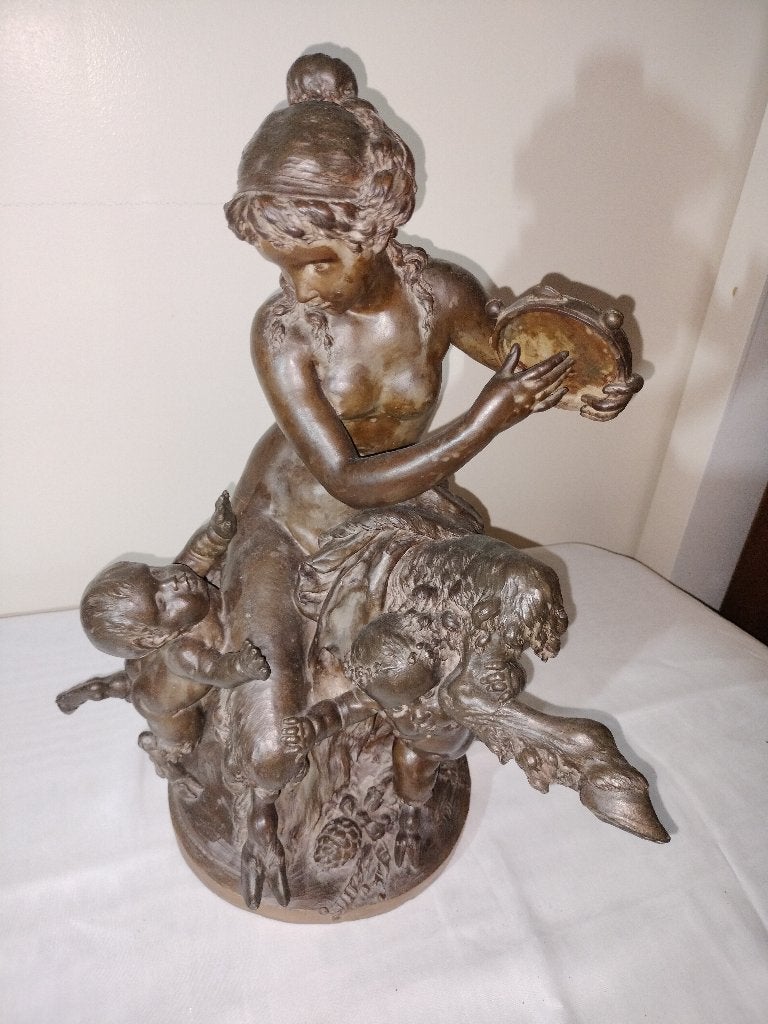 Clodion Terracotta beeld, Antiek en Kunst, Ophalen