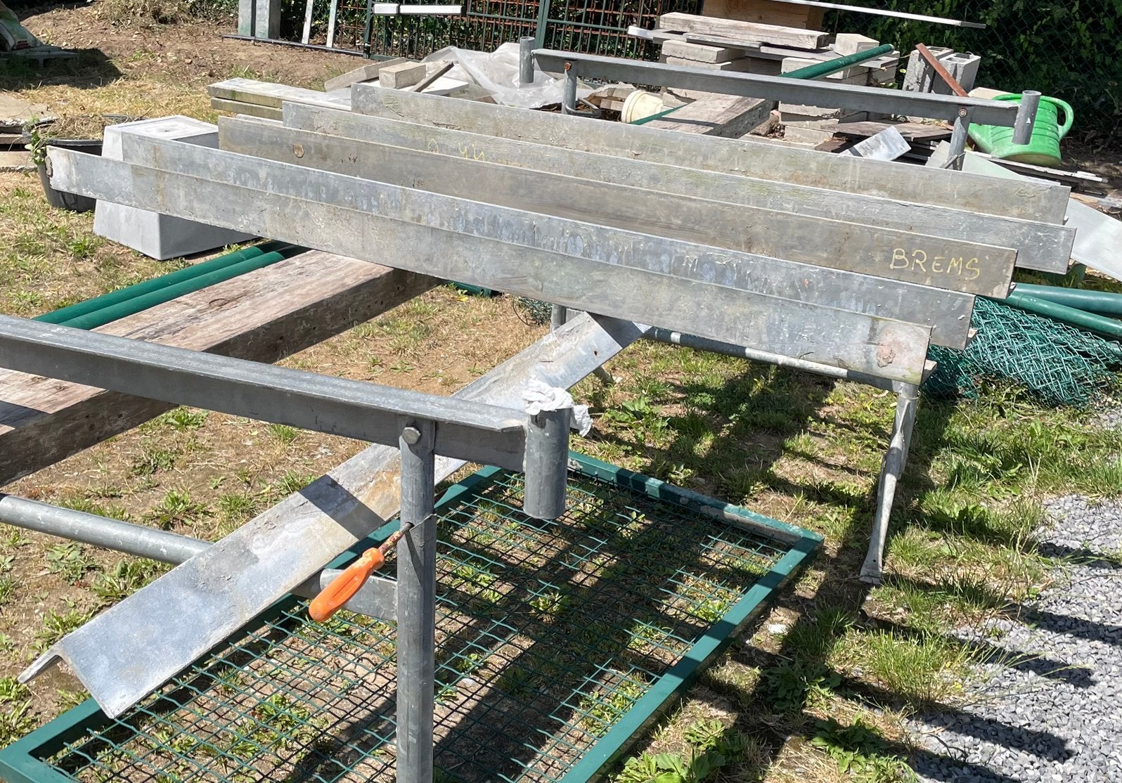 Gegalvaniceerd L ijzer, Doe-het-zelf en Bouw, Ophalen, Gebruikt
