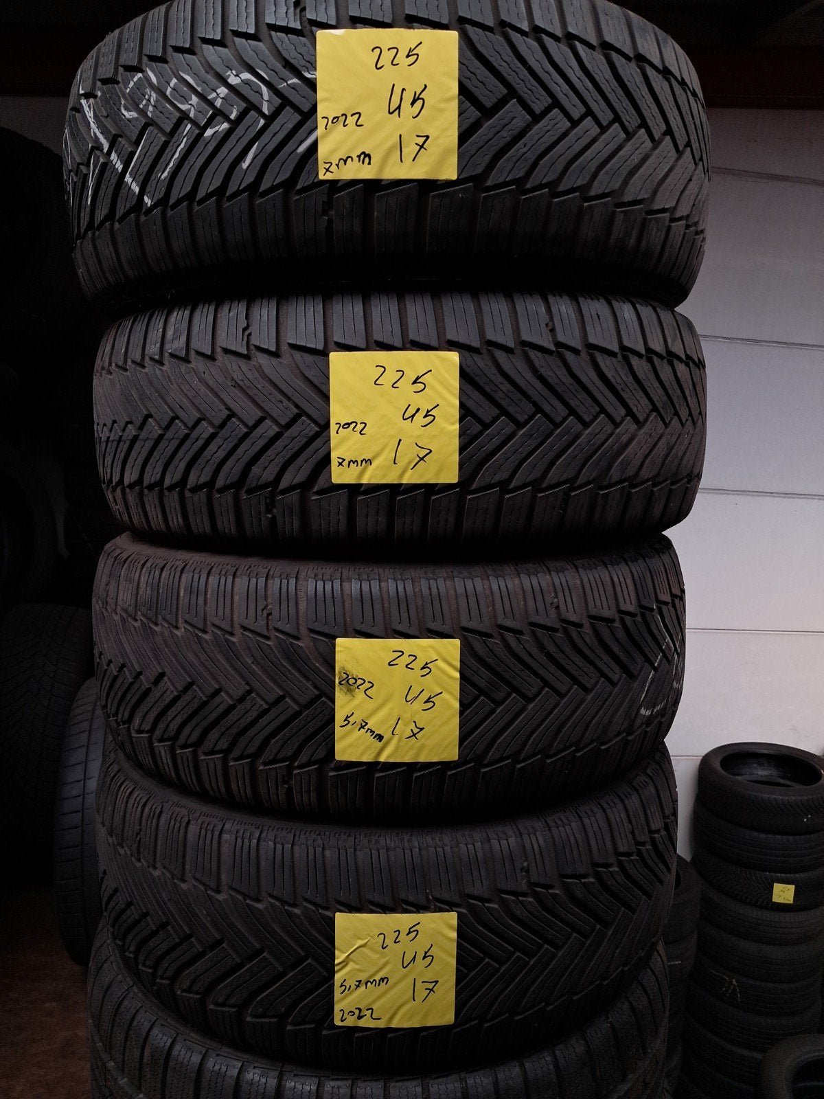 225/45/17 2254517 225/45r17 hiver Michelin, Enlèvement