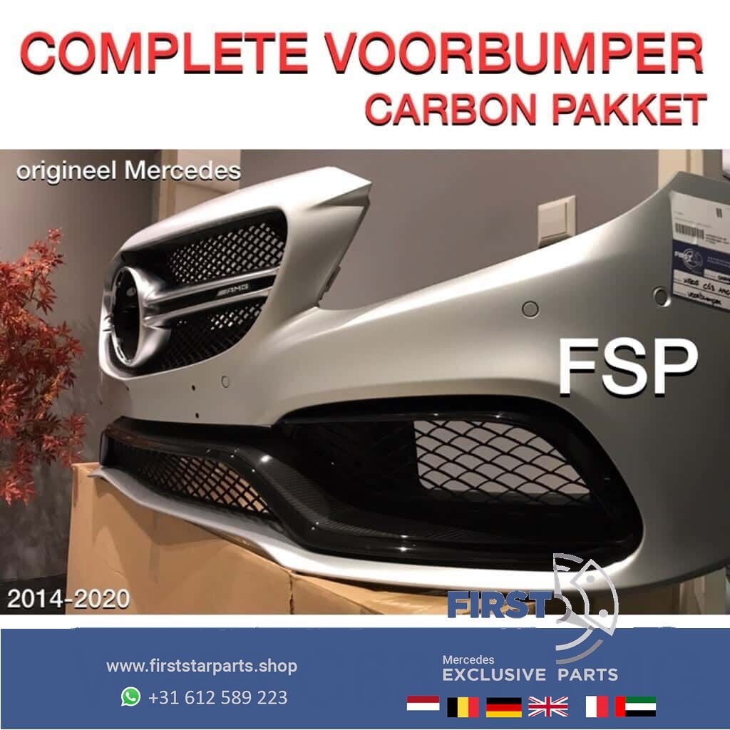 ORIGINELE C63 AMG BUMPER W205 C KLASSE DIVERSE KLEUREN 63 S, Utilisé, -, Avant, -