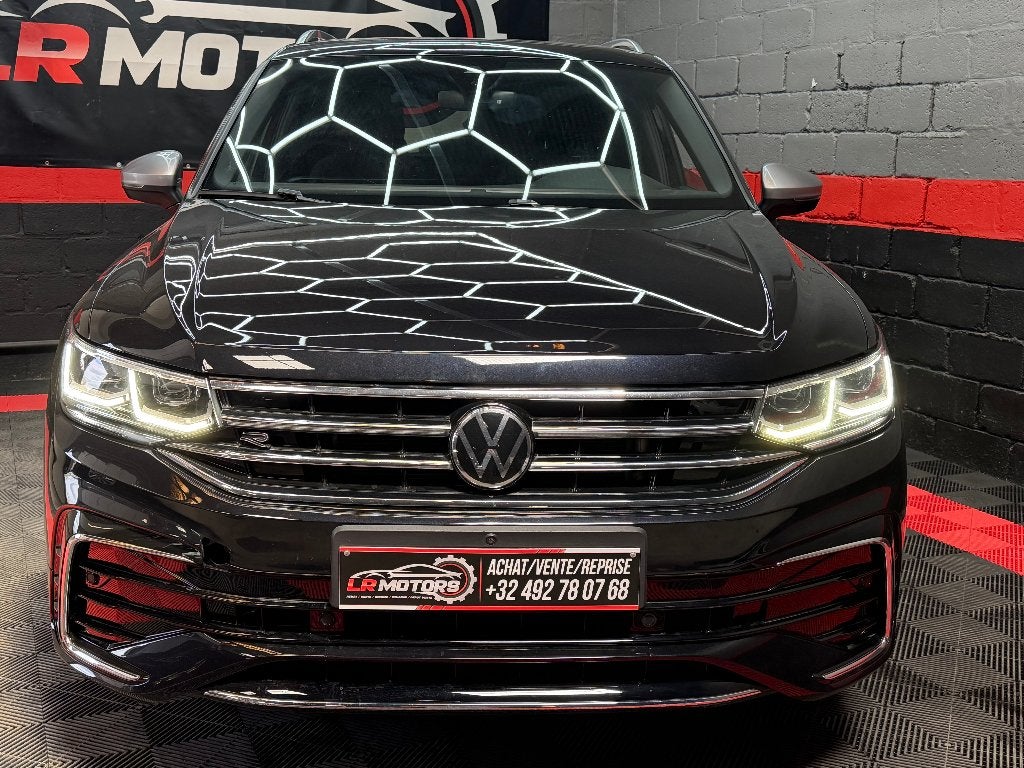 **VW Tiguan AllSpace//R-Line// DSG//GARANTIE**, Auto's, 4 cilinders, Leder, Diesel, 5 deurs