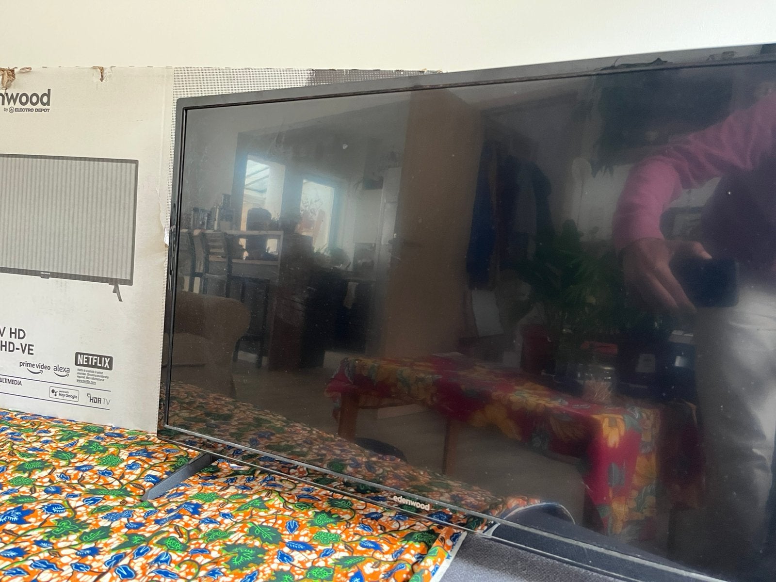 Télé 32 pouces, TV, Hi-fi & Vidéo, Lecteurs vidéo, Enlèvement, Comme neuf