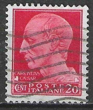 Italie 1929/1930 - Yvert 228 - Gaius Julius Caesar 20 c (ST), Envoi, Affranchi